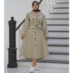 ست کت و دامن کتان نخ مای تین