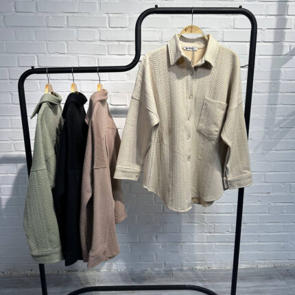 شومیز تک جیب فیتیله