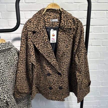 ترنج کت کتان پلنگی مای تین