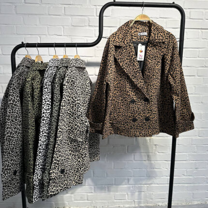 ترنج کت کتان پلنگی مای تین