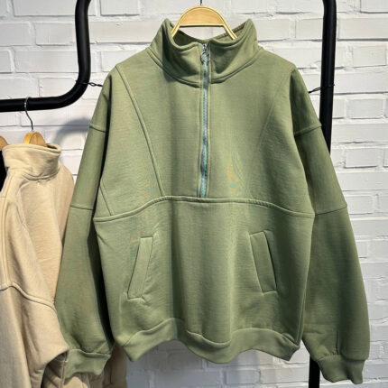 دورس نیم زیپ تک رنگ بیسیک مای تین